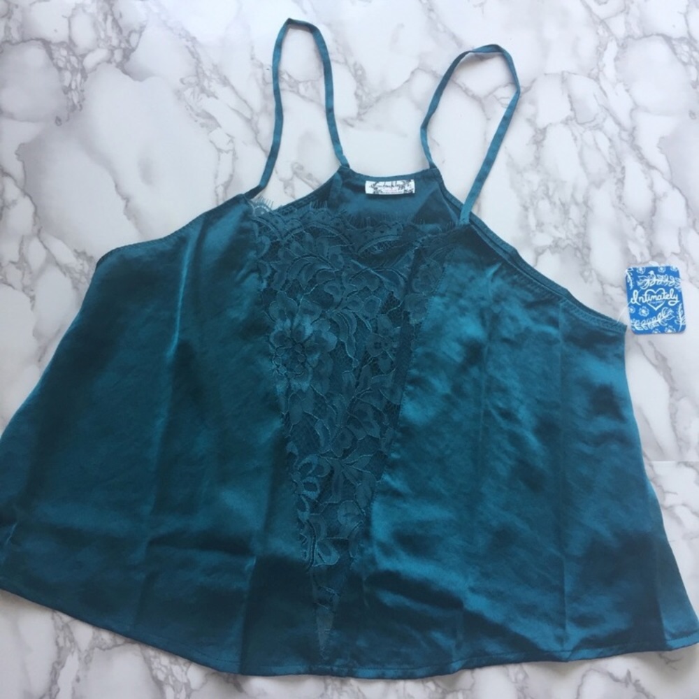 FREE PEOPLE silky lace cami - Picture 4 of 7